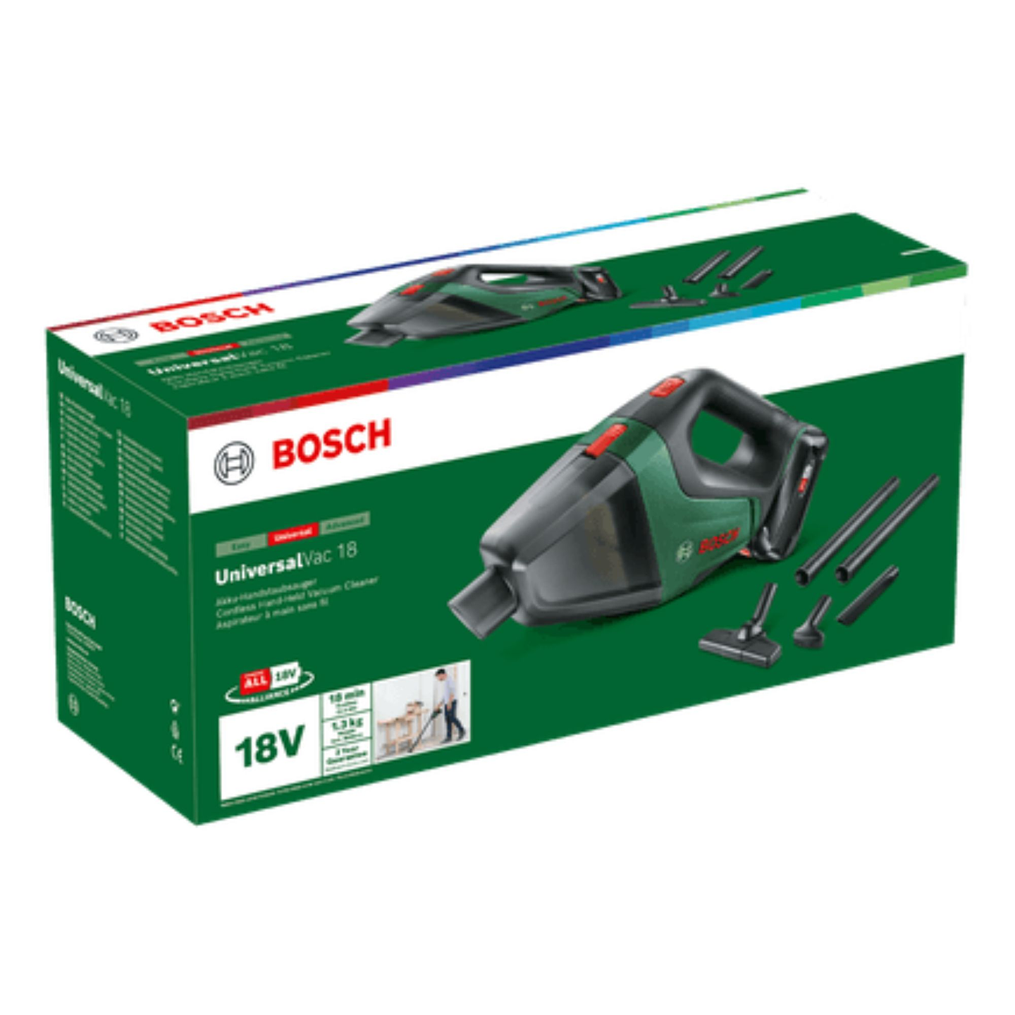 Aspirador sem fio UniversalVac 18 - 1 bateria de 2,5 Ah | carregador BOSCH DIY  4