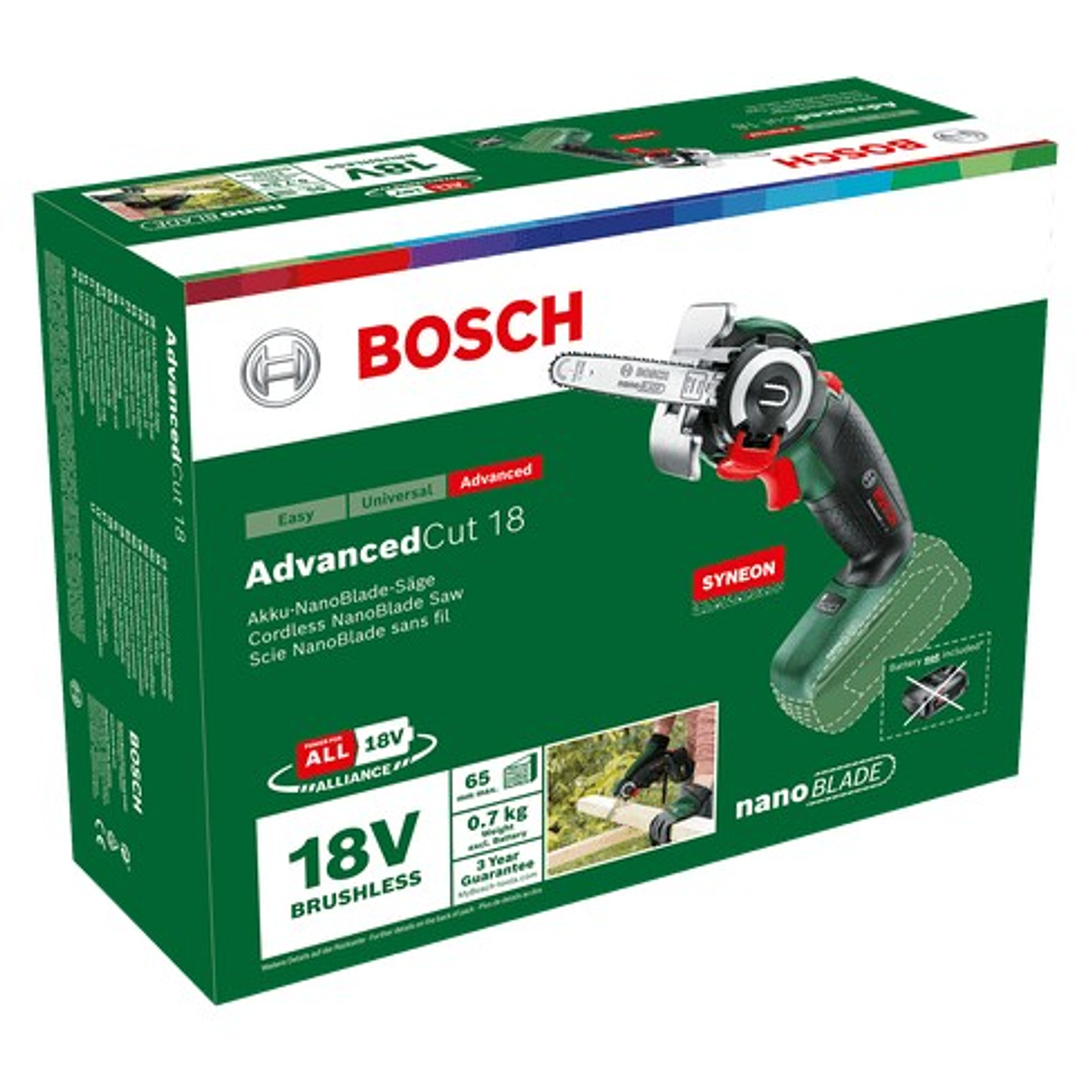 Serra NanoBlade sem fio AdvancedCut 18 - Sem bateria | Sem carregador BOSCH DIY  3
