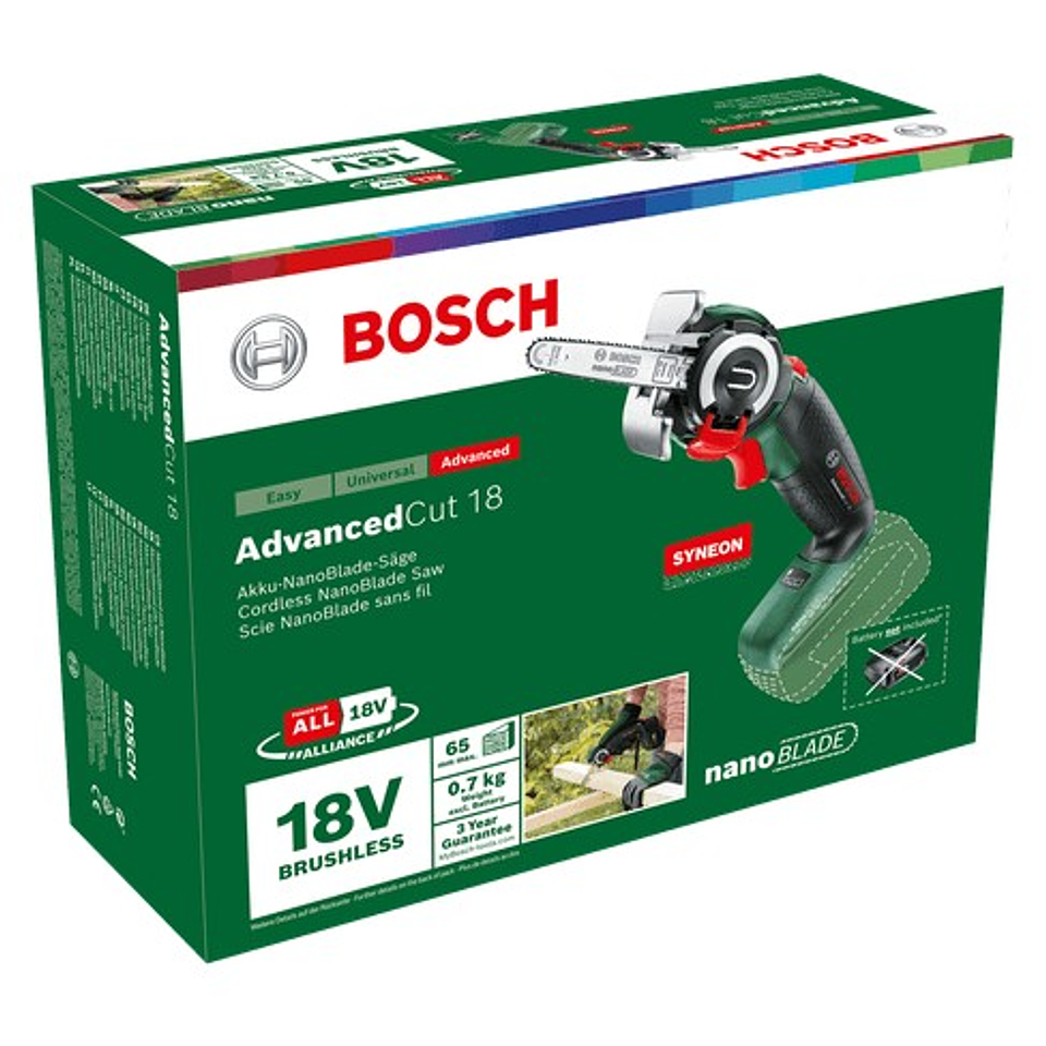 Serra NanoBlade sem fio AdvancedCut 18 - Sem bateria | Sem carregador BOSCH DIY  3