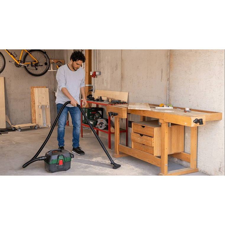 Aspirador a húmido e a seco sem fio AdvancedVac 18V-8 - Sem bateria | Sem carregador BOSCH DIY  9