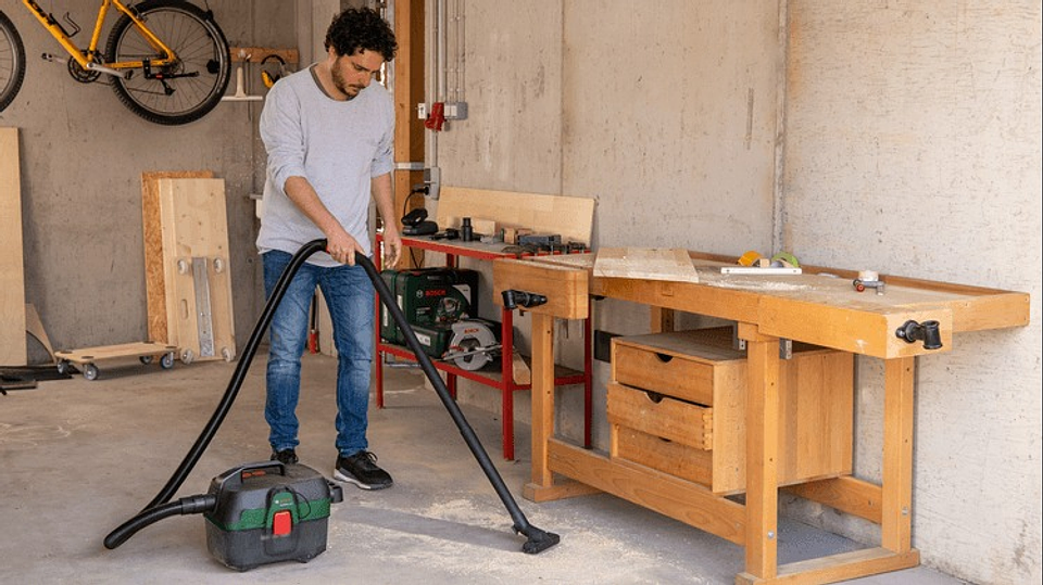 Aspirador a húmido e a seco sem fio AdvancedVac 18V-8 - Sem bateria | Sem carregador BOSCH DIY  9