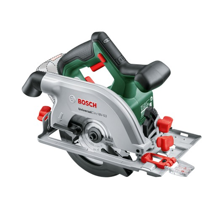 Serra circular sem fio UniversalCirc 18V-53 - Sem bateria | Sem carregador BOSCH DIY  1