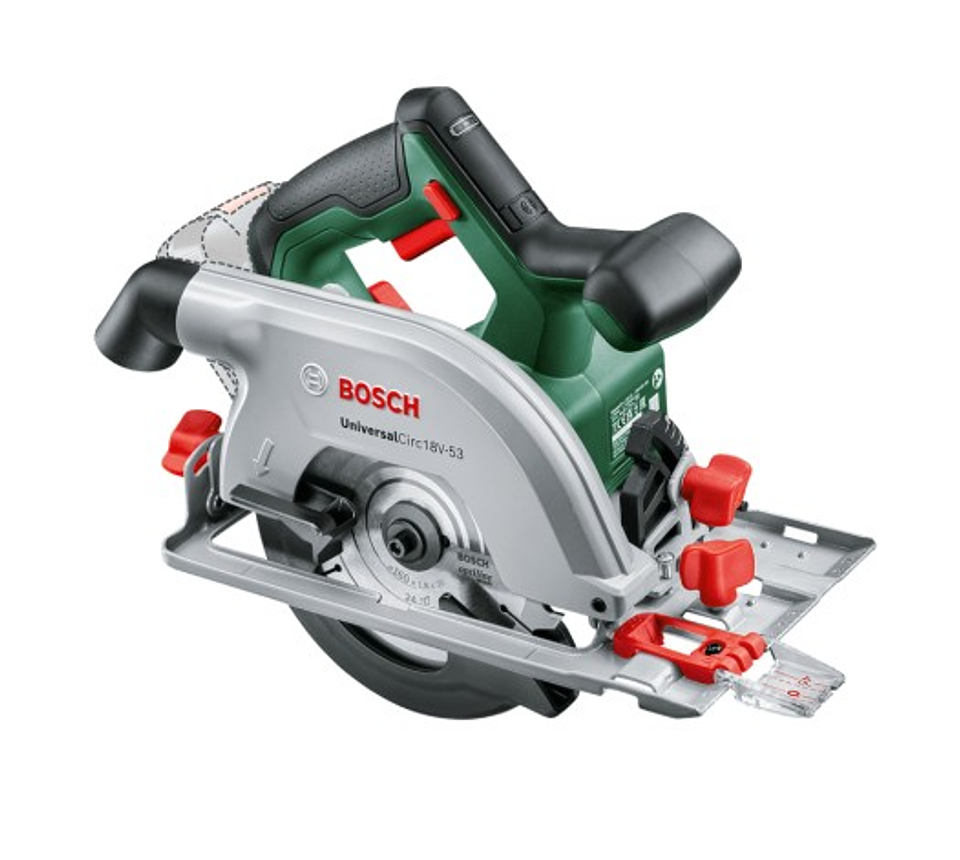Serra circular sem fio UniversalCirc 18V-53 - Sem bateria | Sem carregador BOSCH DIY  1