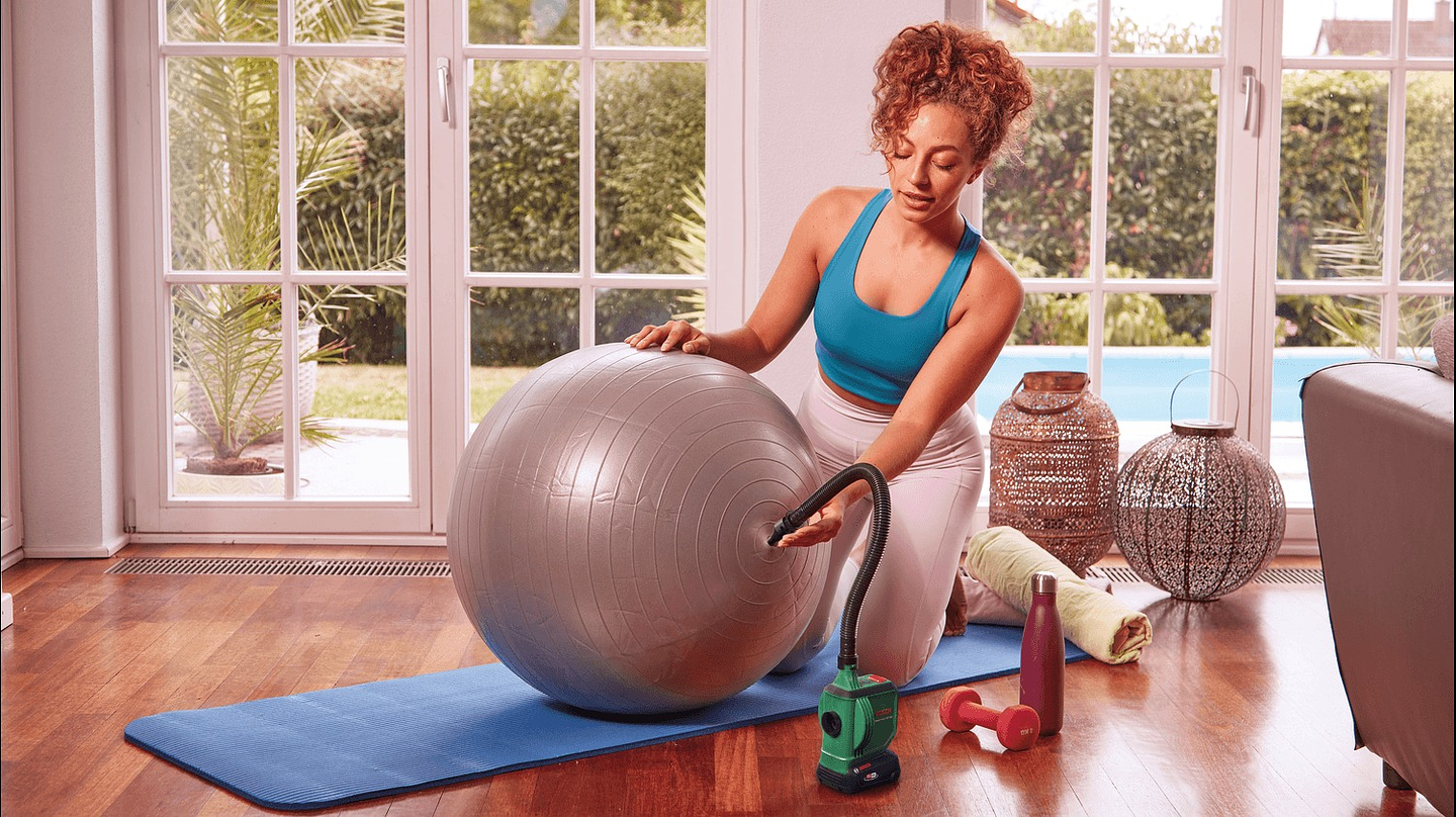 Bomba de ar de volume sem fio EasyInflate 18V-500 - 1 bateria de 2,0 Ah | carregador BOSCH DIY  7