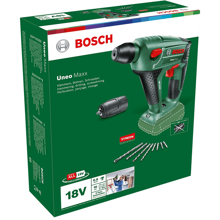 Martelo perfurador sem fio UNEO Maxx - Sem bateria | Sem carregador BOSCH DIY  3