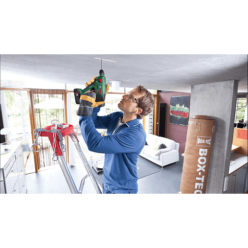 Martelo perfurador sem fio UNEO Maxx - 2 baterias de 2,5 Ah | carregador BOSCH DIY  7