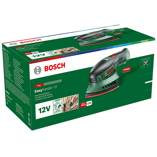 Multilixadeira sem fio EasySander 12 - Sem bateria | Sem carregador BOSCH DIY   3