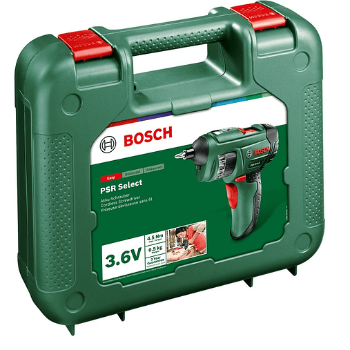 Aparafusadora sem fio PSR Select BOSCH DIY  3