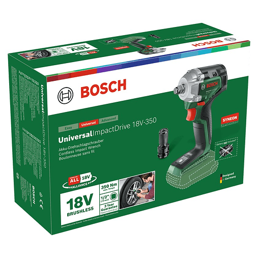 Chave de impacto sem fio UniversalImpactDrive 18V-350 - Sem bateria | Sem carregador BOSCH DIY  3
