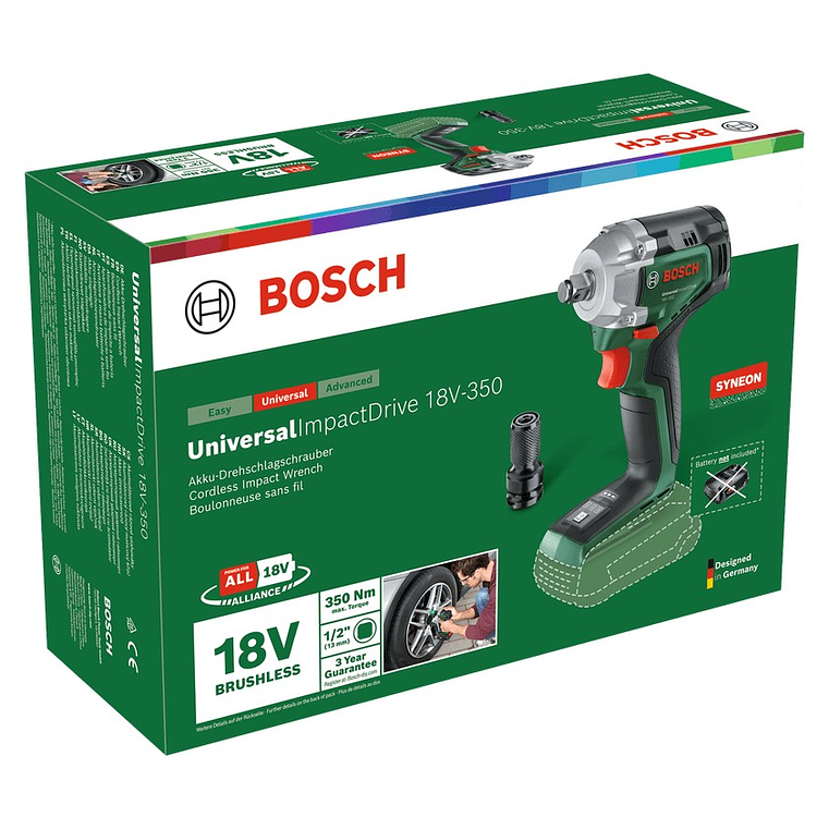 Chave de impacto sem fio UniversalImpactDrive 18V-350 - Sem bateria | Sem carregador BOSCH DIY  3