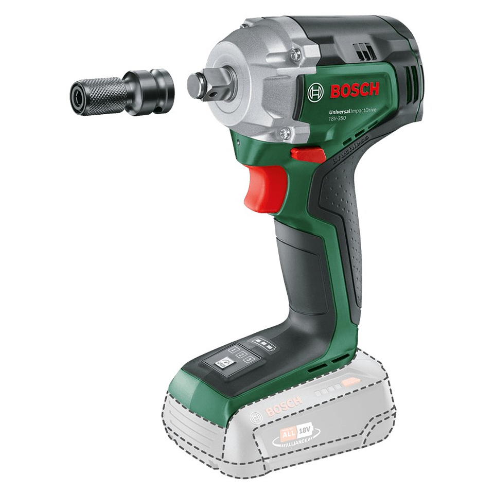 Chave de impacto sem fio UniversalImpactDrive 18V-350 - Sem bateria | Sem carregador BOSCH DIY  1
