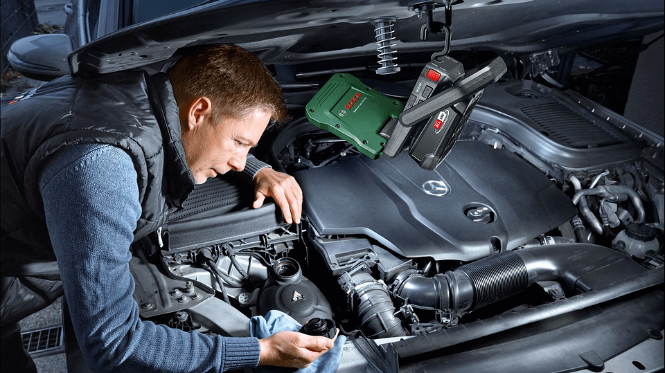 Lanterna LED sem fio EasySpotLight 18V-400 - Sem bateria | Sem carregador BOSCH DIY  8