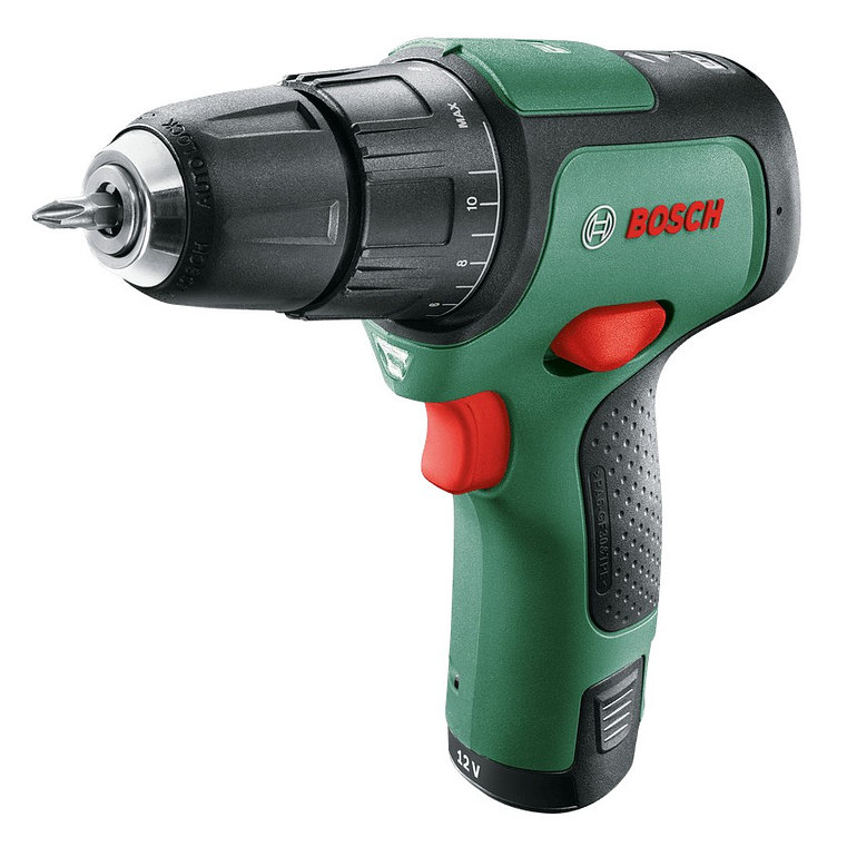 Aparafusadora sem fio EasyImpact 12 - 1 bateria de 2,0 Ah | carregador BOSCH DIY 1