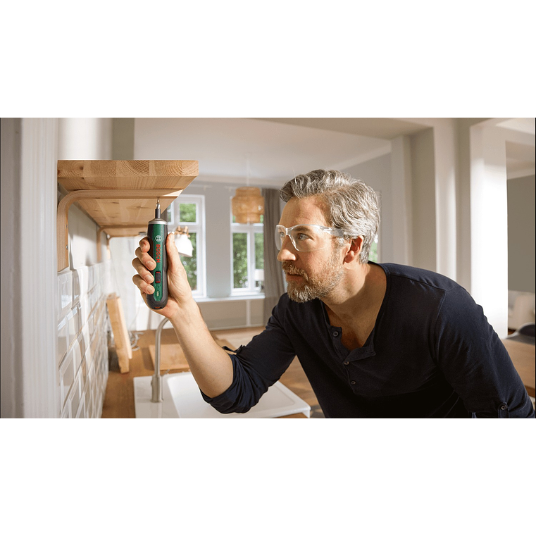 Aparafusadora sem fio PushDrive - Carregador USB + 32 pontas de aparafusar BOSCH DIY  5