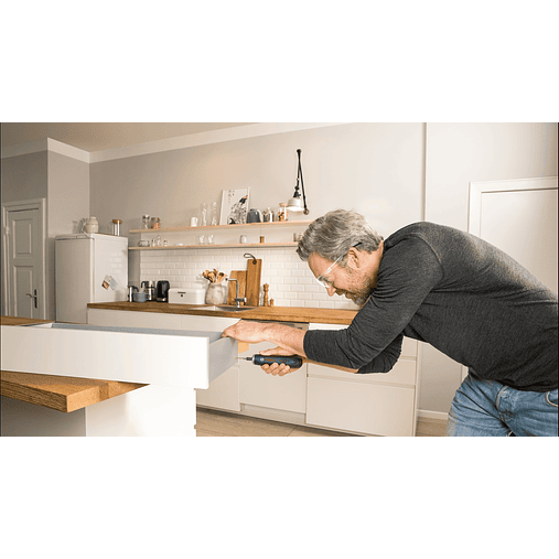 Aparafusadora sem fio PushDrive - Carregador USB + 32 pontas de aparafusar BOSCH DIY  6