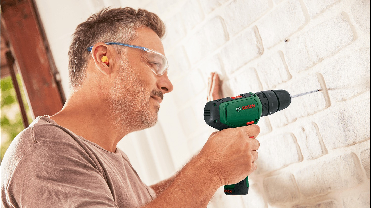 Berbequim com percussão sem fio EasyImpact 1200 - 1 bateria de 1,5 Ah | carregador BOSCH DIY  6