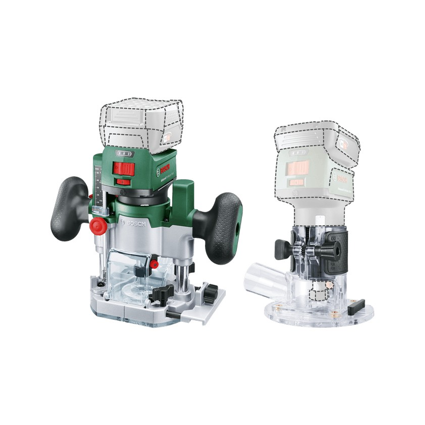 Tupia sem fio Conjunto combinado de tupia - Sem bateria | Sem carregador BOSCH DIY  3