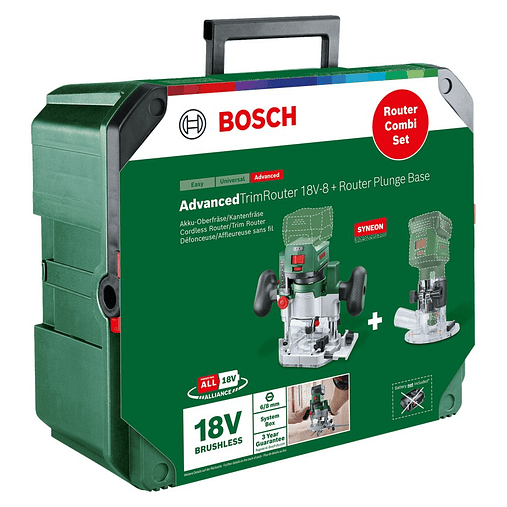 Tupia sem fio Conjunto combinado de tupia - Sem bateria | Sem carregador BOSCH DIY  4