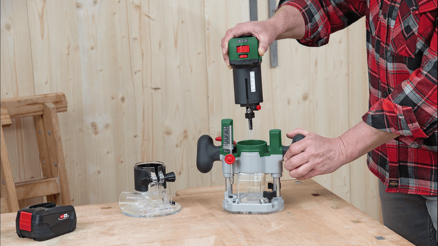 Tupia sem fio Conjunto combinado de tupia - Sem bateria | Sem carregador BOSCH DIY  6