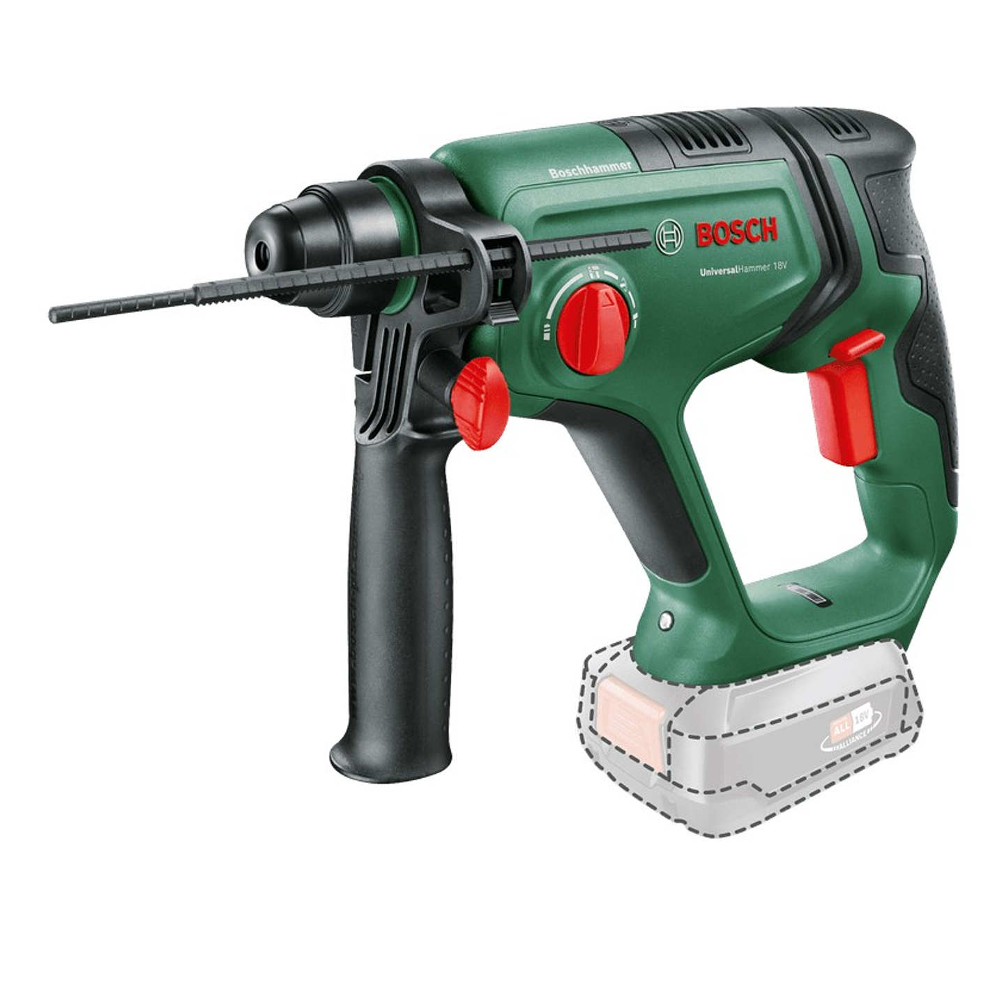 Martelo perfurador sem fio UniversalHammer 18V - Sem bateria | Sem carregador BOSCH DIY 1