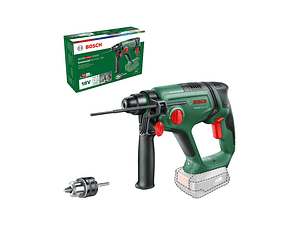 Martelo perfurador sem fio UniversalHammer 18V - Sem bateria | Sem carregador + Adaptador de encabadouro redondo BOSCH DIY 