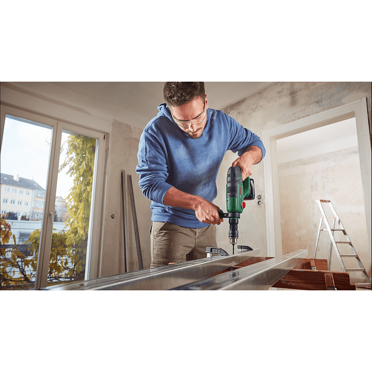 Martelo perfurador sem fio UniversalHammer 18V - 1 baterias de 4,0 Ah | carregador BOSCH DIY 8