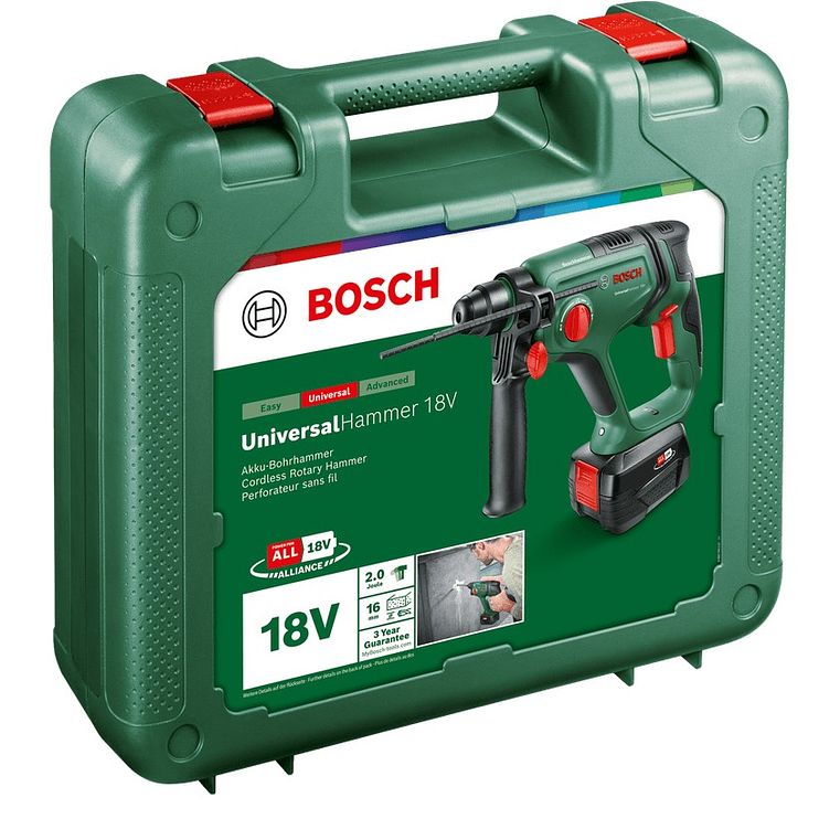 Martelo perfurador sem fio UniversalHammer 18V - 1 baterias de 4,0 Ah | carregador BOSCH DIY 3