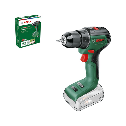 Aparafusadora sem fio UniversalDrill 18V-60 - Sem bateria | Sem carregador BOSCH DIY 11