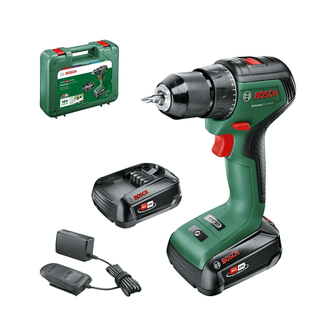 Aparafusadora sem fio UniversalDrill 18V-60 - 2 baterias de 2,0 Ah | carregador BOSCH DIY