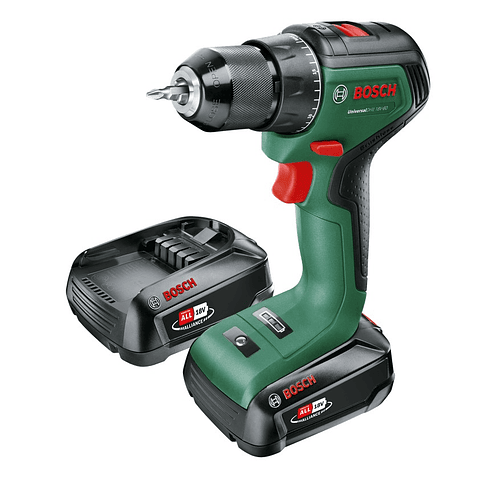 Aparafusadora sem fio UniversalDrill 18V-60 - 2 baterias de 2,0 Ah | carregador BOSCH DIY