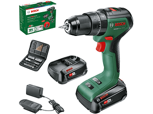 Berbequim com percussão sem fio UniversalImpact 18V-60 - 2 baterias de 2,0 Ah | carregador BOSCH DIY