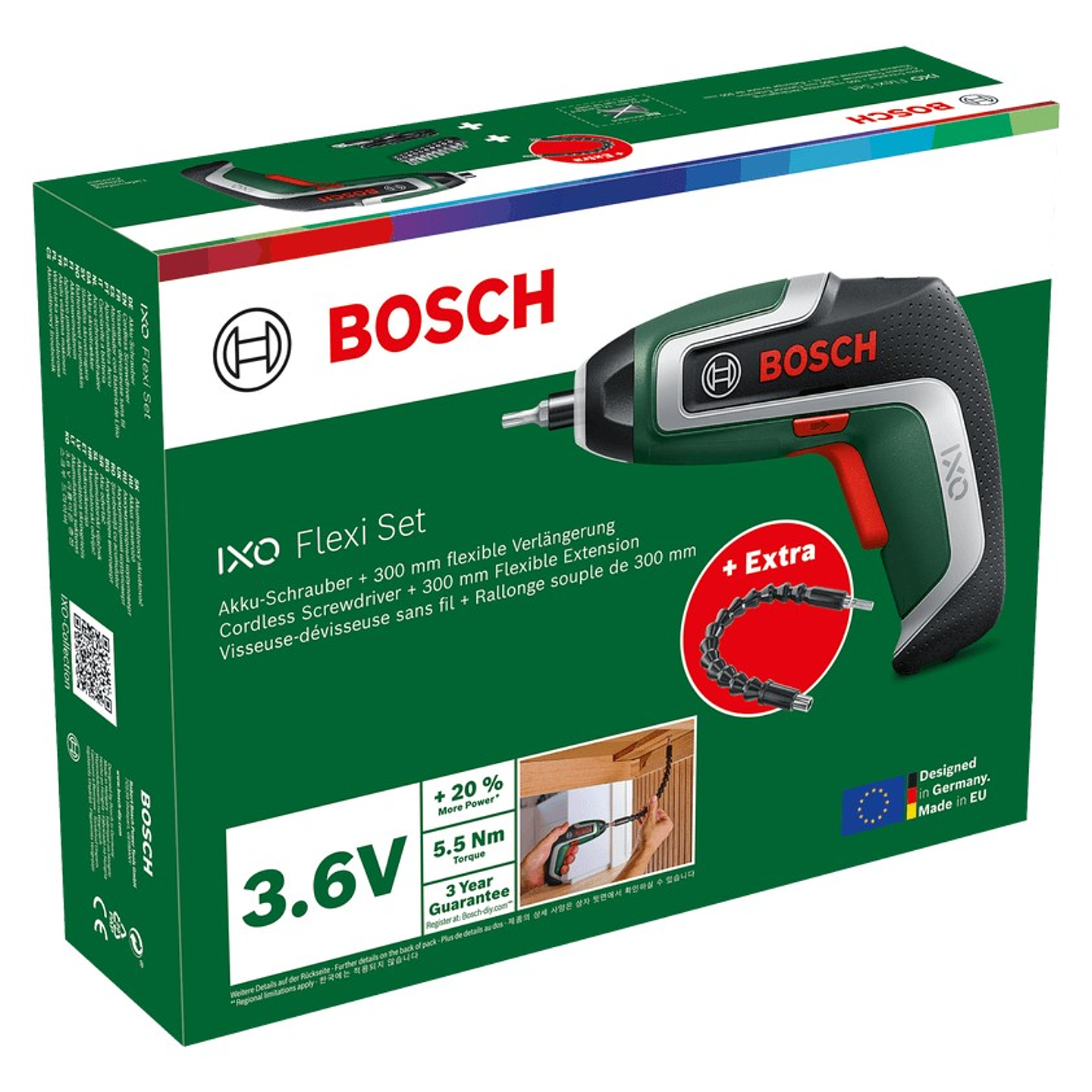 Aparafusadora sem fio Conjunto flexível IXO 7 - Conjunto flexível BOSCH DIY  6