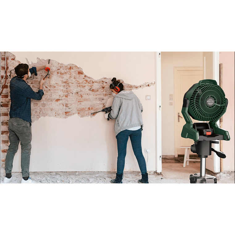 Ventilador sem fio UniversalFan 18V-1000 - Sem bateria | Sem carregador BOSCH DIY  7