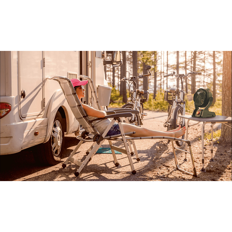 Ventilador sem fio UniversalFan 18V-1000 - 1 bateria de 2,0 Ah | carregador BOSCH DIY 12