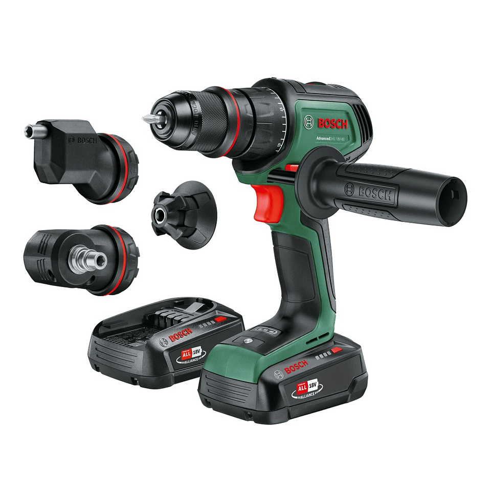 Aparafusadora sem fio AdvancedDrill 18V-80 QuickSnap - 2 baterias de 2,5 Ah | carregador BOSCH DIY 1