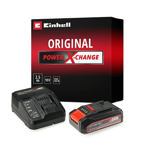 Conjunto de 1 bateria 18V 2.5Ah + Carregador PXC Starter Kit EINHELL