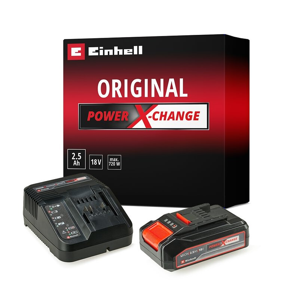 Conjunto de 1 bateria 18V 2.5Ah + Carregador PXC Starter Kit EINHELL 1