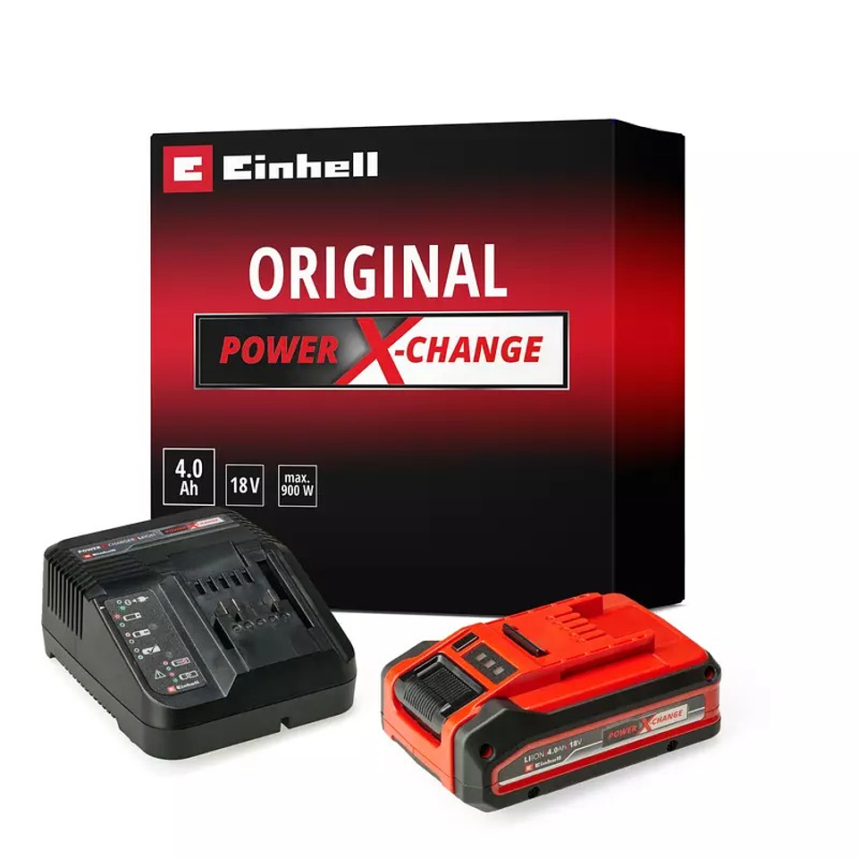 Conjunto de 1 bateria 18V 4.0Ah PLUS + Carregador PXC Starter Kit EINHELL 1