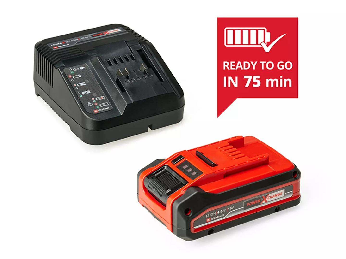 Conjunto de 1 bateria 18V 4.0Ah PLUS + Carregador PXC Starter Kit EINHELL 2