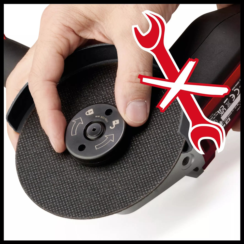 Rebarbadora angular sem fio AXXIO 18/115 Q TP PROFESSIONAL EINHELL  5