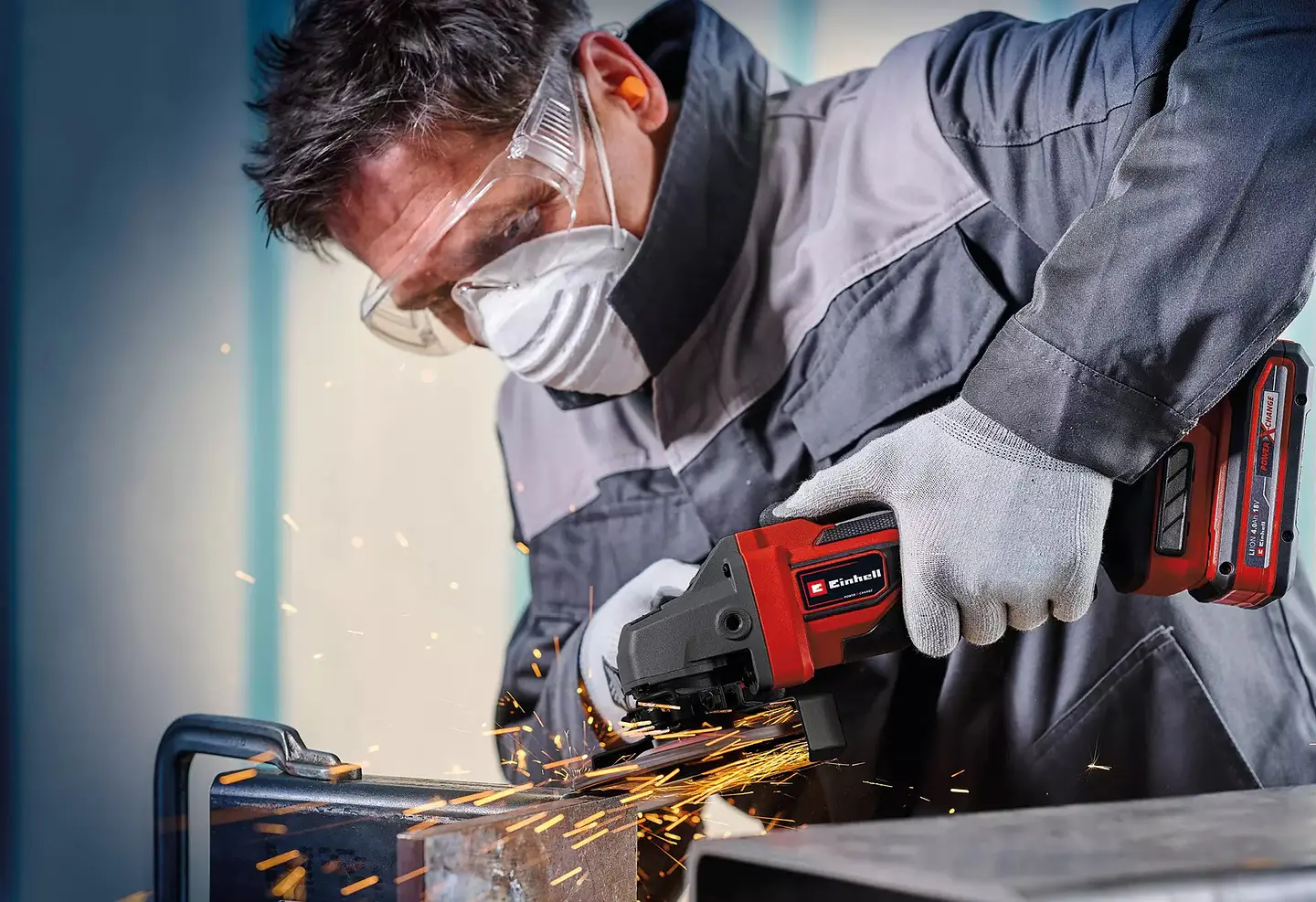 Rebarbadora angular sem fio TP-AG 18/125 CE Q Li - Solo PROFESSIONAL EINHELL  7