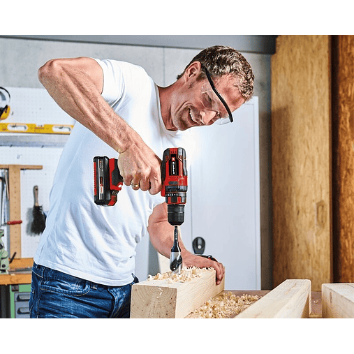 Conjunto de Aparafusadora TC-CD 18/35 Li + rebarbadora TC-AG 18/115 Li + 2 Baterias 18V TC-TK 18 Li Kit EINHELL 6