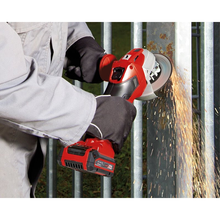 Conjunto de Aparafusadora TC-CD 18/35 Li + rebarbadora TC-AG 18/115 Li + 2 Baterias 18V TC-TK 18 Li Kit EINHELL 7