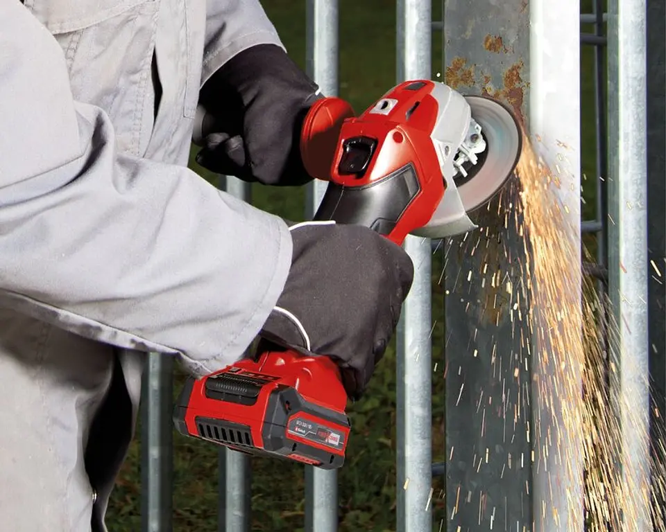 Conjunto de Aparafusadora TC-CD 18/35 Li + rebarbadora TC-AG 18/115 Li + 2 Baterias 18V TC-TK 18 Li Kit EINHELL 7