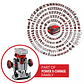 Cordless Router / Palm Router TP-RO 18 Set Li BL - Solo PROFESSIONAL EINHELL  - thumbnail 9