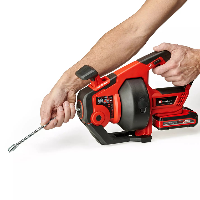 Desentupidor de canos sem fio TE-DA 18/760 Li Solo EXPERT EINHELL  1