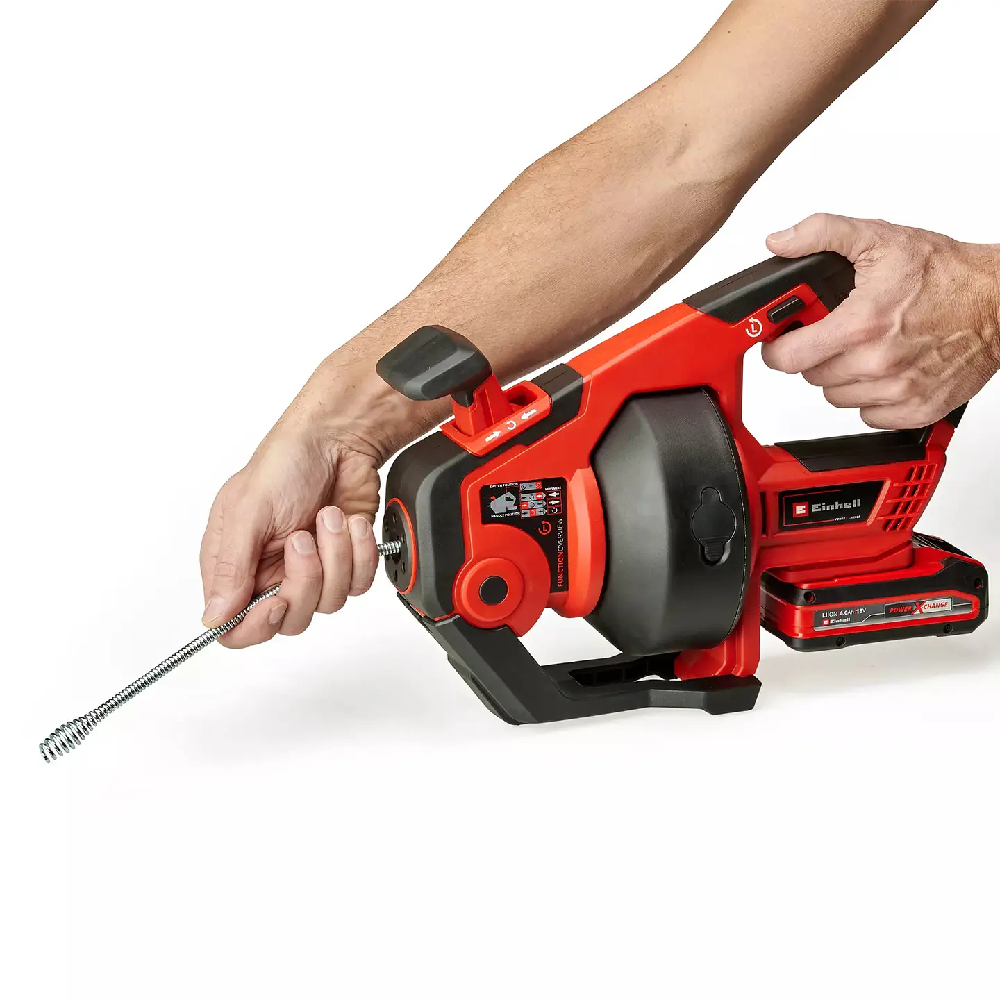 Desentupidor de canos sem fio TE-DA 18/760 Li Solo EXPERT EINHELL  1