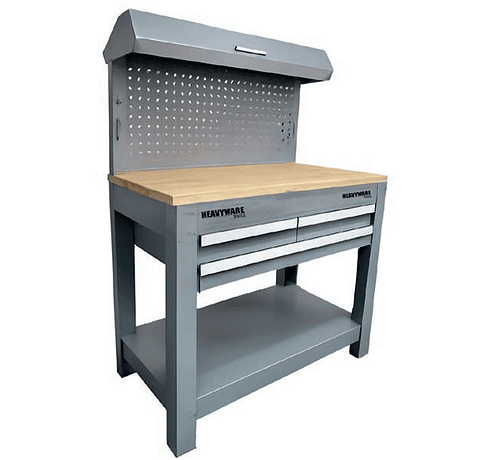 Bancada de Trabalho + Painel + 3 Gavetas HMWT3 HEAVYWARE