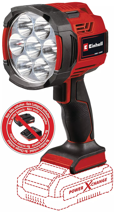 Lanterna sem fio TE-CL 18/2500 LiAC-solo EXPERT EINHELL  