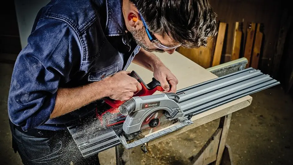 Acessórios para serra circular de mão Guide Rail, 2x 1000 mm EINHELL  2